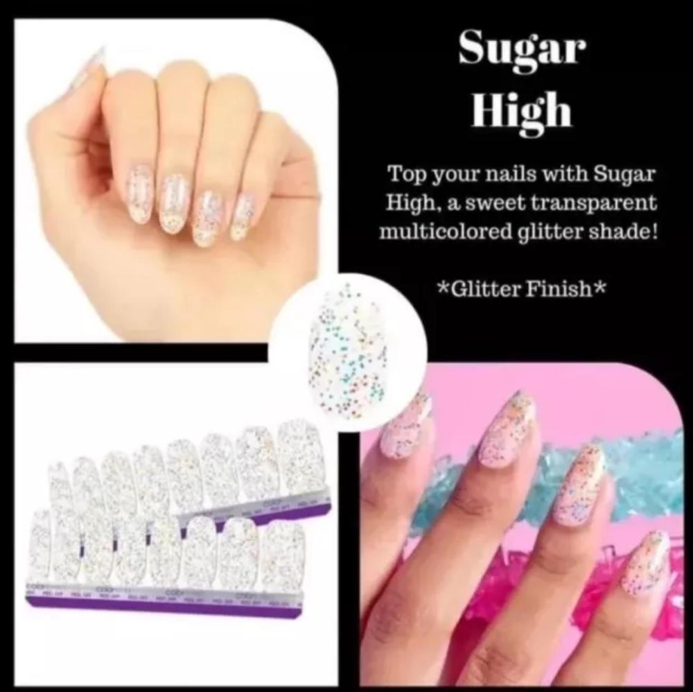 Colorstreet Sugar High nail strips